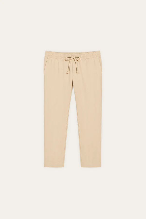 Sartoria Montari - Beige Linnen Old Money Broek