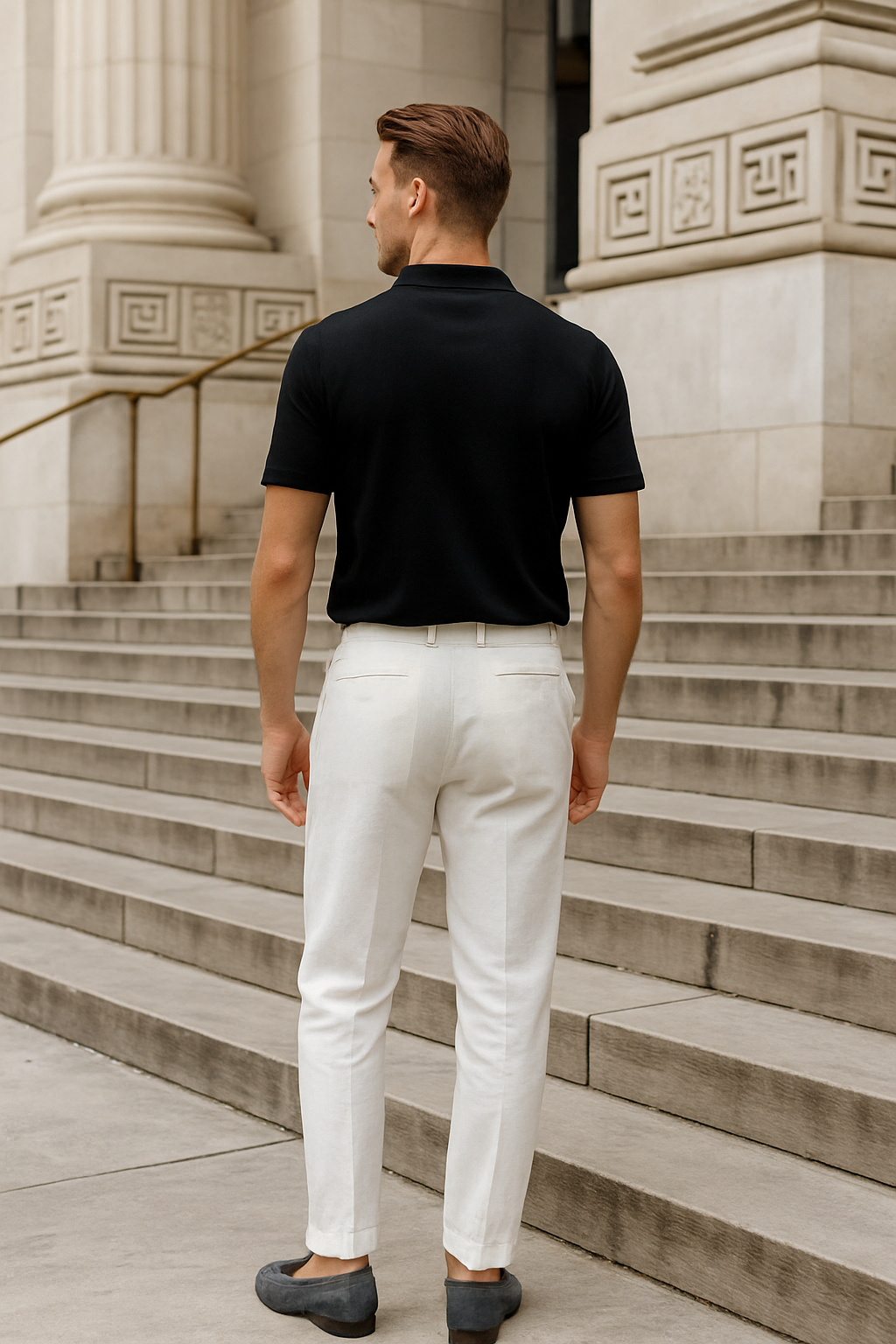 Imperial Zwarte Basic Polo
